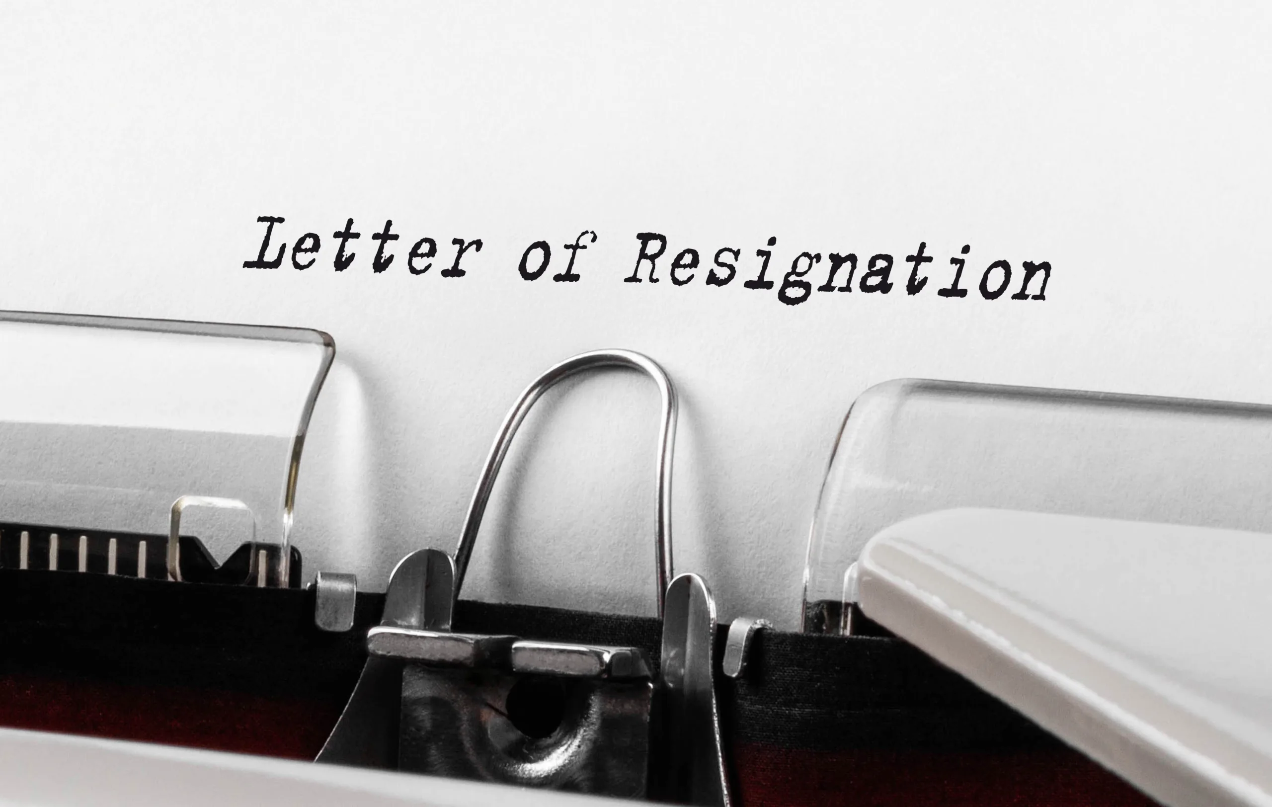 Trustee Resignation Letter