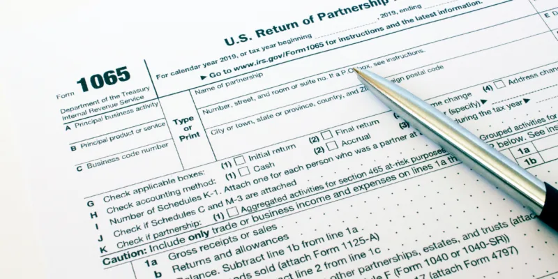 Form 1065 federal partnership tax return