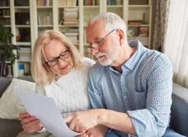 Couple reviewing their Advance Medical Directives