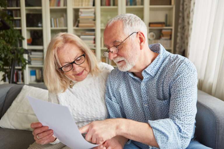 Couple reviewing their Advance Medical Directives