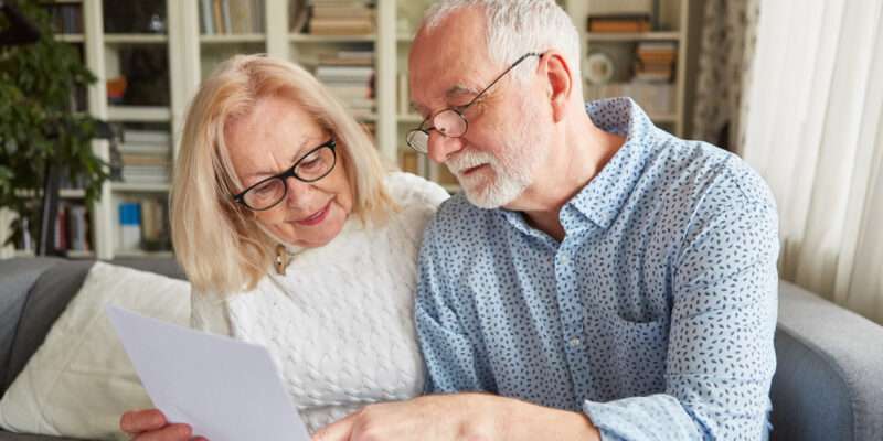 Couple reviewing their Advance Medical Directives